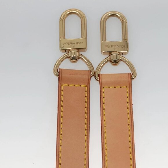 LOUIS VUITTON Adjustable Shoulder Strap Leather 34.6""-42.5"" Beige Auth 137897 - Picture 11 of 13